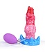 Kiotos Monstar Inflatable Cox Ejaculation Dildo Met Luchtpomp En Zuignap 18 cm