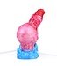 Kiotos Monstar Inflatable Cox Ejaculation Dildo Met Luchtpomp En Zuignap 18 cm