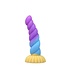 Kiotos Monstar MistyCock Spiral Dildo 22 cm – Luxe Siliconen Met Paars-Blauw Verloop