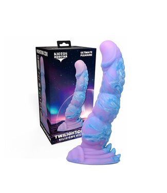 Kiotos Monstar Monstar Cox TwilightCock 18 cm – Lila-Blauer Dildo für galaktische Erlebnisse
