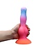 Kiotos Monstar Monstar Cox Aurora Siliconen Dildo 21,5 cm Met Kleurverloop En Brede Basis