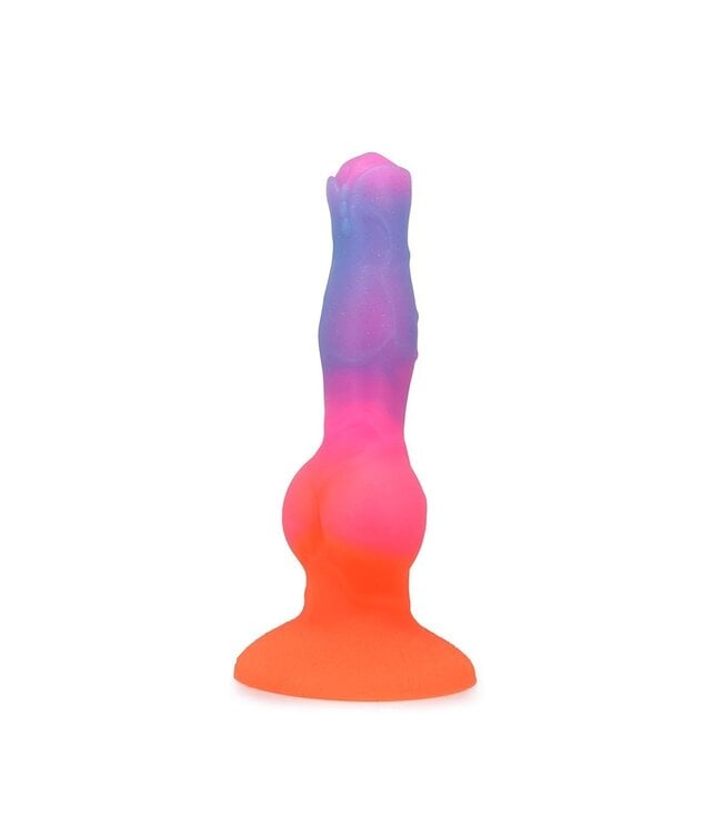 Kiotos Monstar Monstar Cox Aurora Siliconen Dildo 21,5 cm Met Kleurverloop En Brede Basis