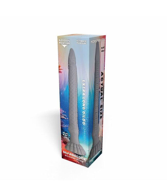 Kiotos Monstar Monstar Cox SilfangCock 43 cm - Unique Silicone Fish-Inspired Dildo