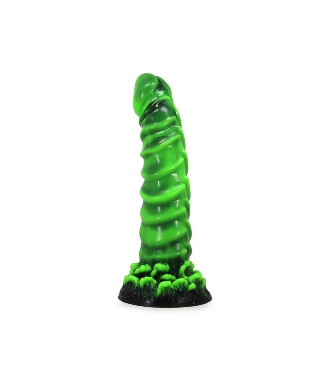 Kiotos Monstar Monstar JungleRex Cock Dildo 23 cm – Geribbeld, Siliconen, Handsfree Stabiliteit