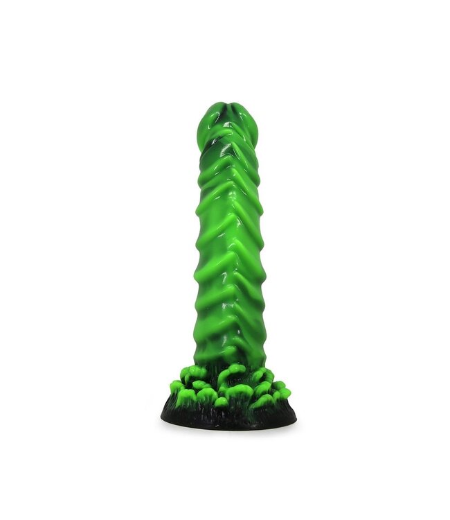 Kiotos Monstar Monstar JungleRex Cock Dildo 23 cm – Geribbeld, Siliconen, Handsfree Stabiliteit