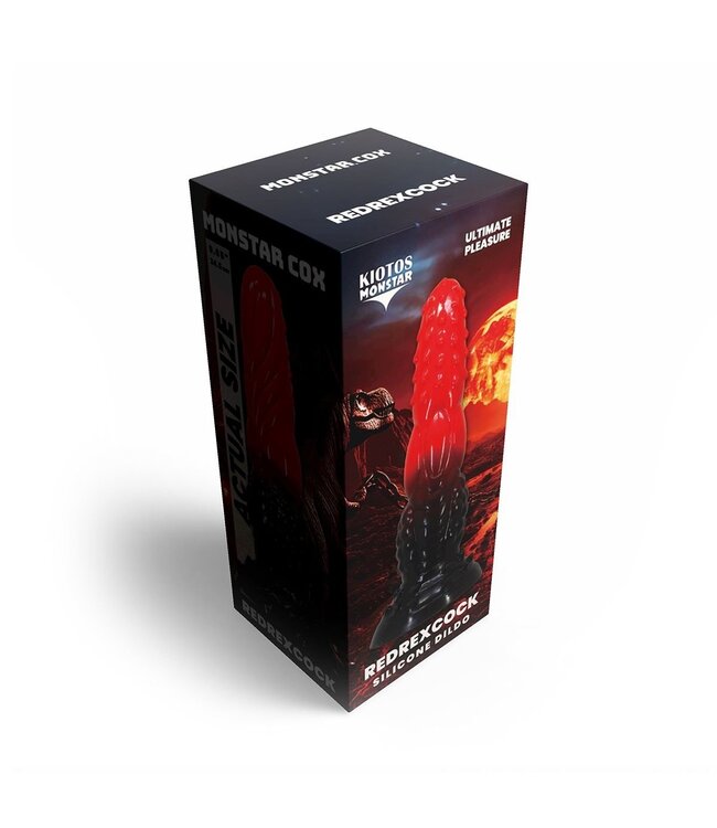 Kiotos Monstar Monstar Cox RedrexCock Dildo - 24.5 cm of Tough, Textured Pleasure