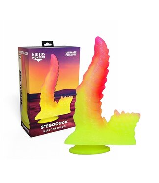 Kiotos Monstar Monstar Cox StegoCock Dildo 22.5 cm – Curved, Textured, Body-safe Toy