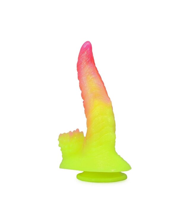 Kiotos Monstar StegoCock Dildo 22,5 cm Met Gebogen Siliconen Schacht en Stabiliteit