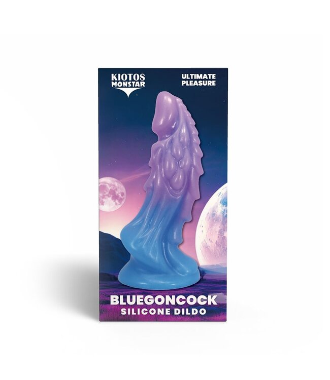 Kiotos Monstar Monstar Cox BluegonCock Dildo 19 cm – Luxuriöse Fantasie in Blau-Violett