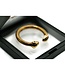 Kiotos Steel Luxury Gold Snake Design Stainless Steel Cock Ring for Enhanced Stimulation