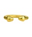 Kiotos Steel Luxury Gold Snake Design Stainless Steel Cock Ring for Enhanced Stimulation