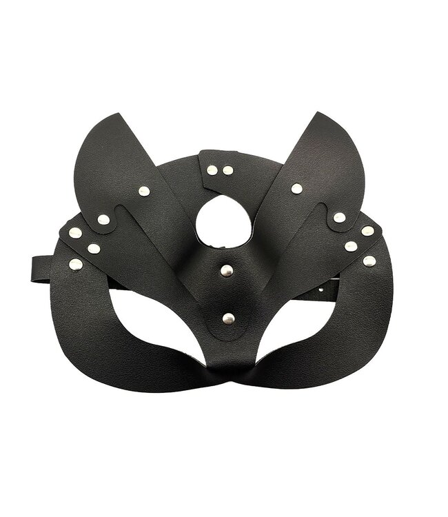 Kattenmasker PVC Met Verstelbare Band In Roze, Zwart En Rood