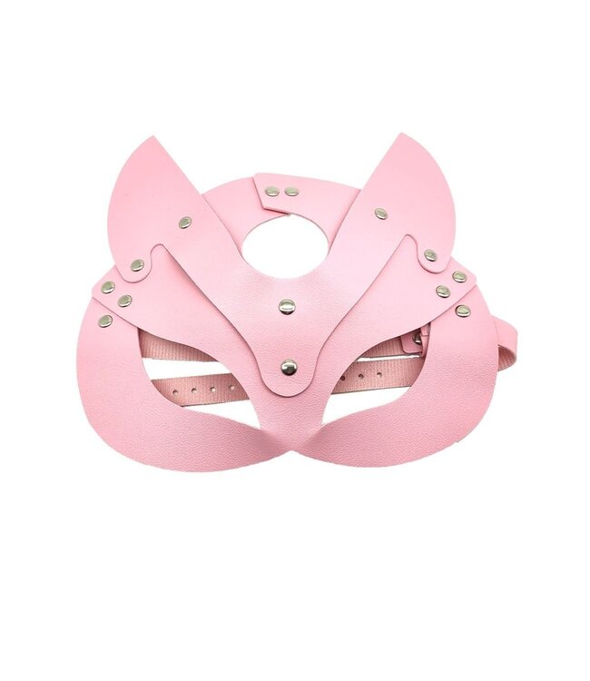 Stylish Cat Mask in Red, Black & Pink - Playful & Comfortable!