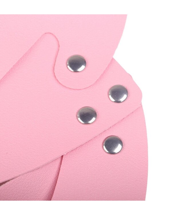 Stylish Cat Mask in Red, Black & Pink - Playful & Comfortable!