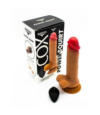 Kiotos COX Kiotos Cox Power Squirt 23 cm | Vibration und Spritzen mit Fernbedienung