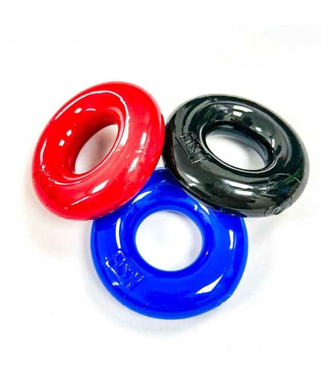 Kiotos Sport Balls Max-Stretch Cockring 3-Pack: Boost Comfort & Stamina for Lasting Erections