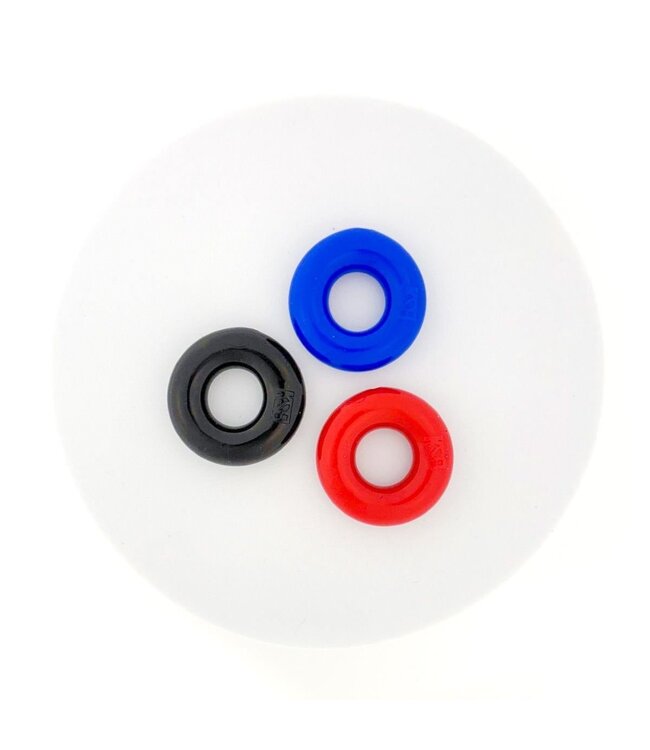 Kiotos Sport Balls FlexGrip Cockring Set 3-Pack | Comfortabele Flexibele TPE Ringen