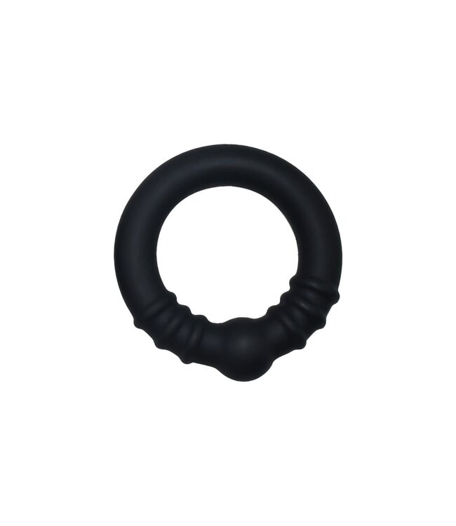 Kiotos Sport Balls Flexibele Siliconen Cockring Met Stalen Bal Voor Extra Gewicht Maatstoot L