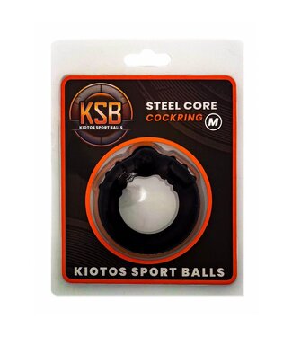 Kiotos Sport Balls Medium Silicone Cock Ring with Steel Core for Enhanced Pleasure
