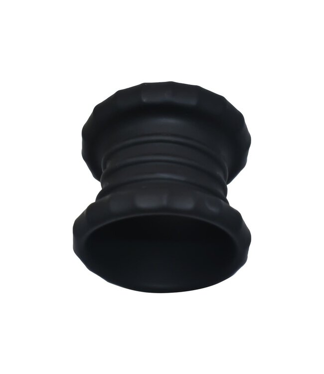 Kiotos Sport Balls Silicone Cock Ring & Ball Stretcher Met Gegroefd Ontwerp En Versterkte Randen