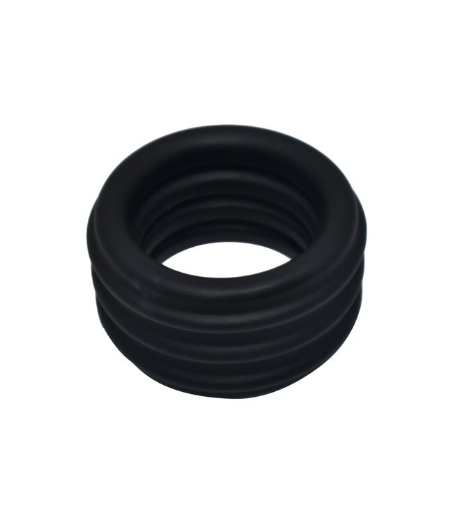 Kiotos Sport Balls Silicone Cockring En Ballstretcher Met Gegroefd Design En Compacte Formaat