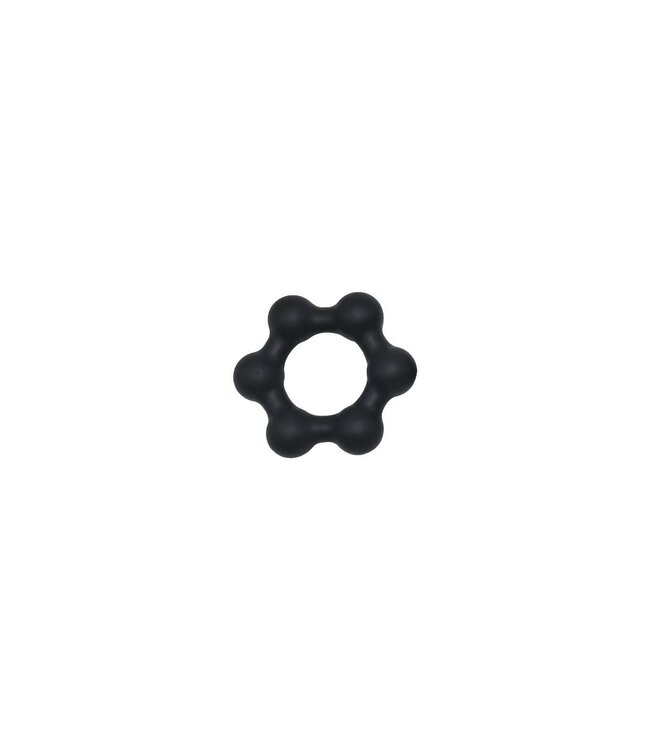 Kiotos Sport Balls Weighted Silicone Cock Ring with 6 Steel Balls for Enhanced Performance