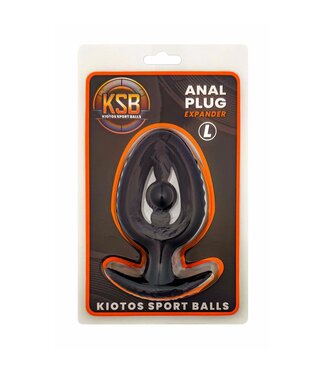 Kiotos Sport Balls Silikon-Analplug mit dehnbaren Flügeln – 12,5 cm für intensive Stimulation