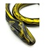 Kiotos Monstar Flexibele Silicone Anaalplugin Snakemaster XL 59 cm Met Zwart-Gouden Marmer Afwerking