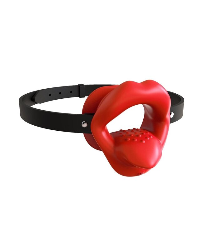 Vibrating Gag with Sensational Lips & Tongue for Intense Bondage Pleasure