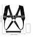 Ouch! Xtreme Adjustable Black PU Leather BDSM Harness for Ultimate Comfort