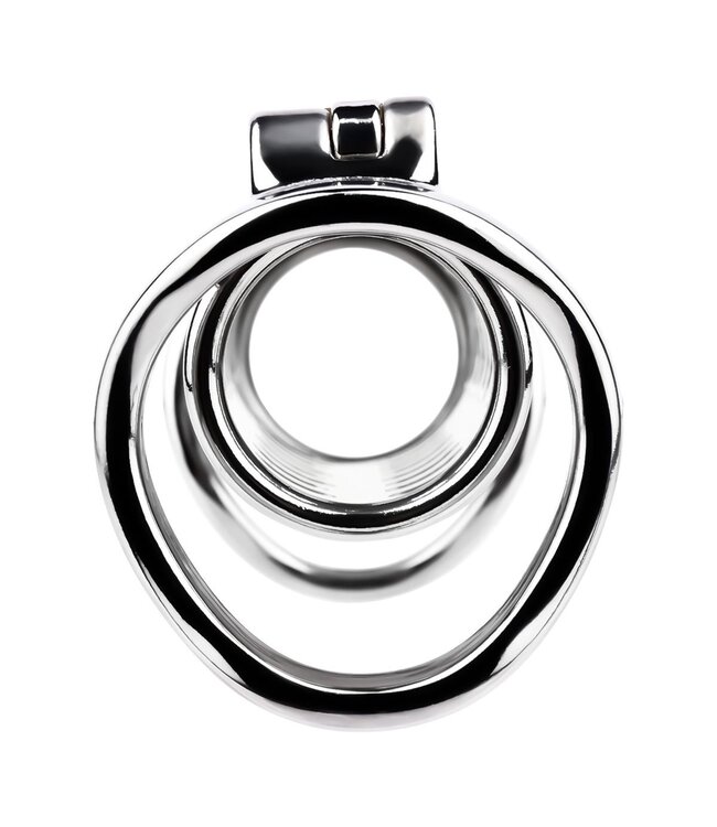 Kiotos Steel Twin Cock Cage - Premium High-Gloss Stainless Steel Chastity Device