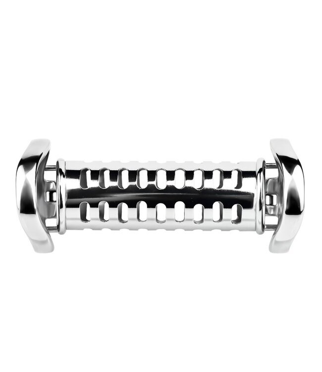 Kiotos Steel Twin Cock Cage - Premium High-Gloss Stainless Steel Chastity Device