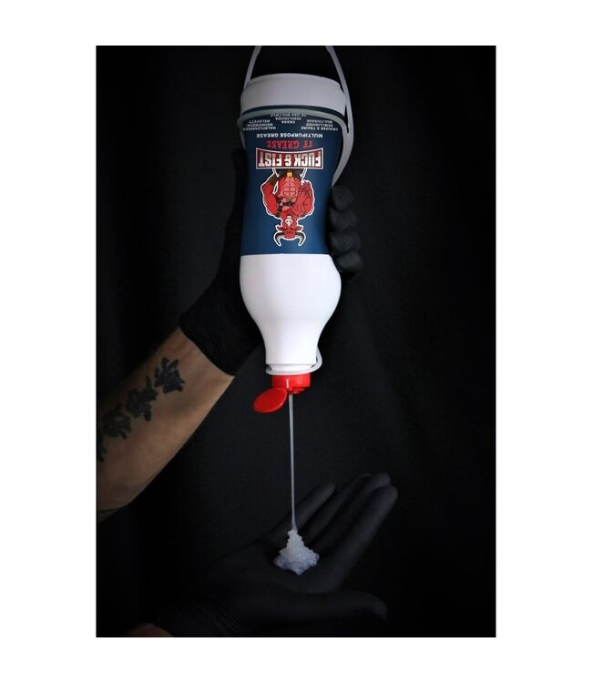 Fuck & Fist FF Grease Paraffine Melkvet 1000 ml – Waterafstotend Glijmiddel Zonder Latex