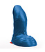 Fuck & Fist Buri XL Blue Curved Dildo - 27 cm with Suction Cup for Intense Play