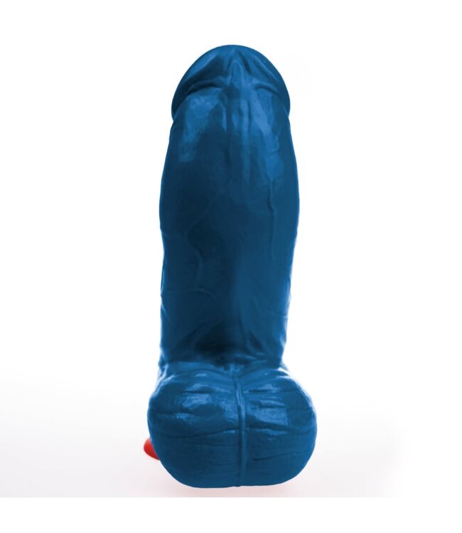 Fuck & Fist Thor XL Dildo - Großer, gebogener Fist Dildo mit Saugnapf, Blau