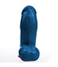 Fuck & Fist Thor XL Curved Fist Dildo - Blue PVC with Suction Cup for Stimulation