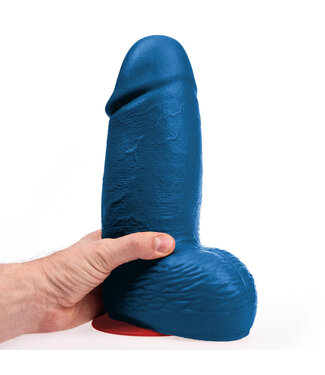Fuck & Fist Extreme Dagr XL Blue Fist Dildo with Suction Cup - 21 cm Giant