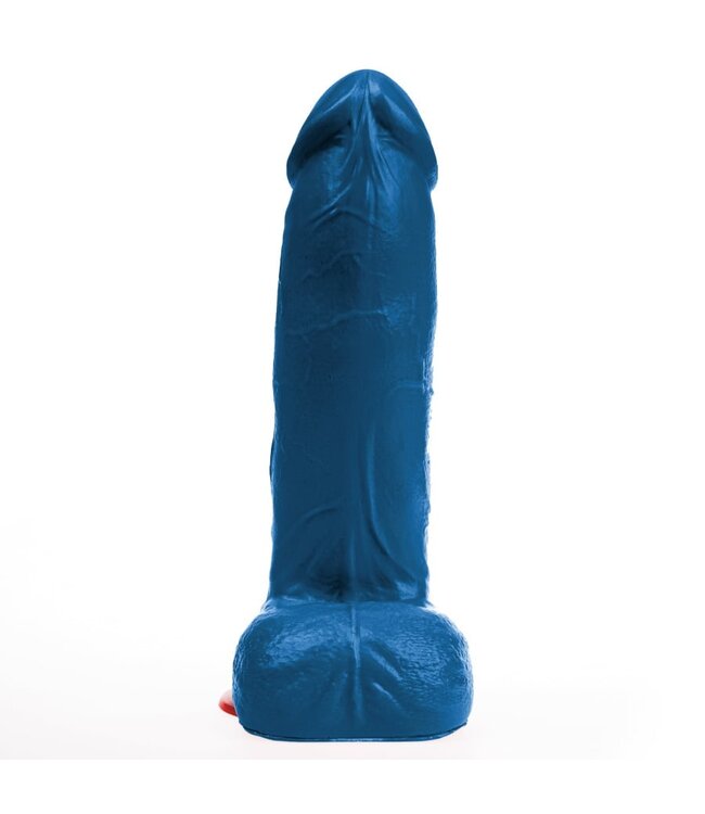 Fuck & Fist Hoenir XL Blue Suction Cup Dildo - 23 x 7.5 cm for Hands-Free Play