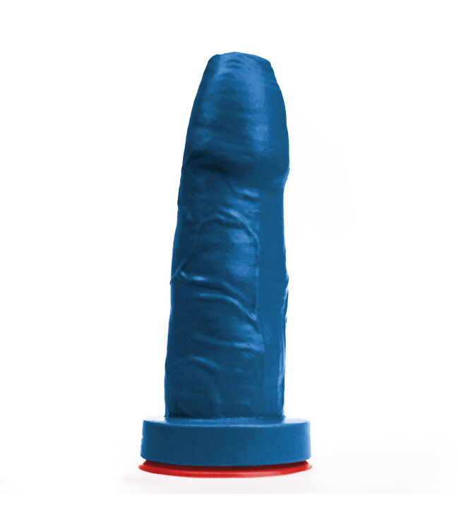 Fuck & Fist Magni XL Blue XXL Dildo - Suction Cup, 24.5cm, Water-Based Lubricant
