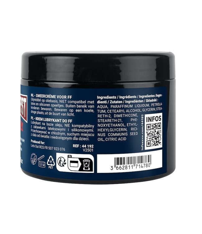 Fuck & Fist FF Hybride Crème Met Ricinusolie 500 ml – Langdurige Zachtheid En Comfort