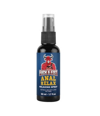 Fuck & Fist Anaal Relax Vloeistof Met Menthol En Aloë 50ml Op Waterbasis