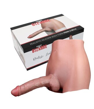 Kiotos Siliconen Anatomische Lichaamsvorm Met 19,5 cm Penis En Stabiliteit