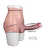 Kiotos Siliconen Anatomische Lichaamsvorm Met 19,5 cm Penis En Stabiliteit