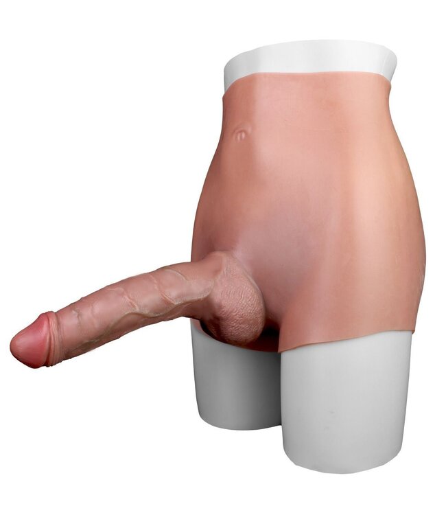 Kiotos Realistische High-Waist Silikon-Körperform mit 19,5 cm Penis und Bauch
