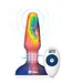B-Vibe Psychedelic Tie Dye Rimming Plug 15cm | Dual Motor Pleasure