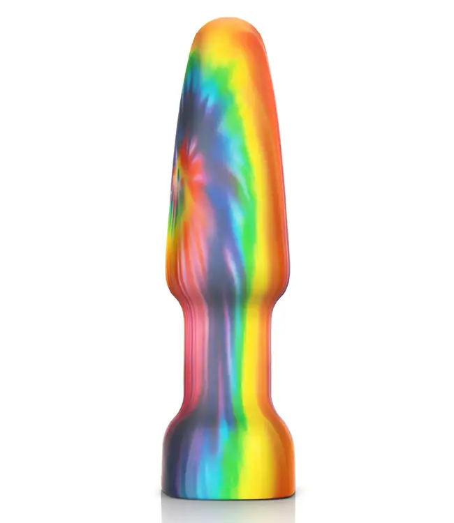 B-Vibe Psychedelic Tie Dye Rimming Plug 15cm | Dual Motor Pleasure