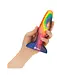 B-Vibe Peace & Love Tie Dye Rimming Plug 15 cm | Farbenfrohes Vergnügen