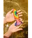 B-Vibe Tie Dye Rimming Plug 15 cm Met Dubbele Motoren En Oplaadbare Batterij