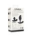 Levelz Vibrierender Silikon-Analplug mit Fernbedienung – 10 Funktionen, 9 cm, Schwarz