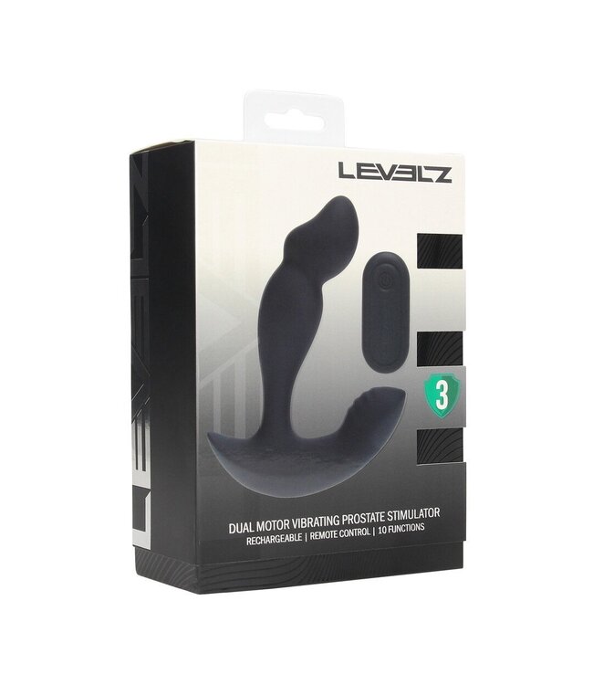 Levelz Intense Dual Motor Silicone Prostate Stimulator for Ultimate Pleasure